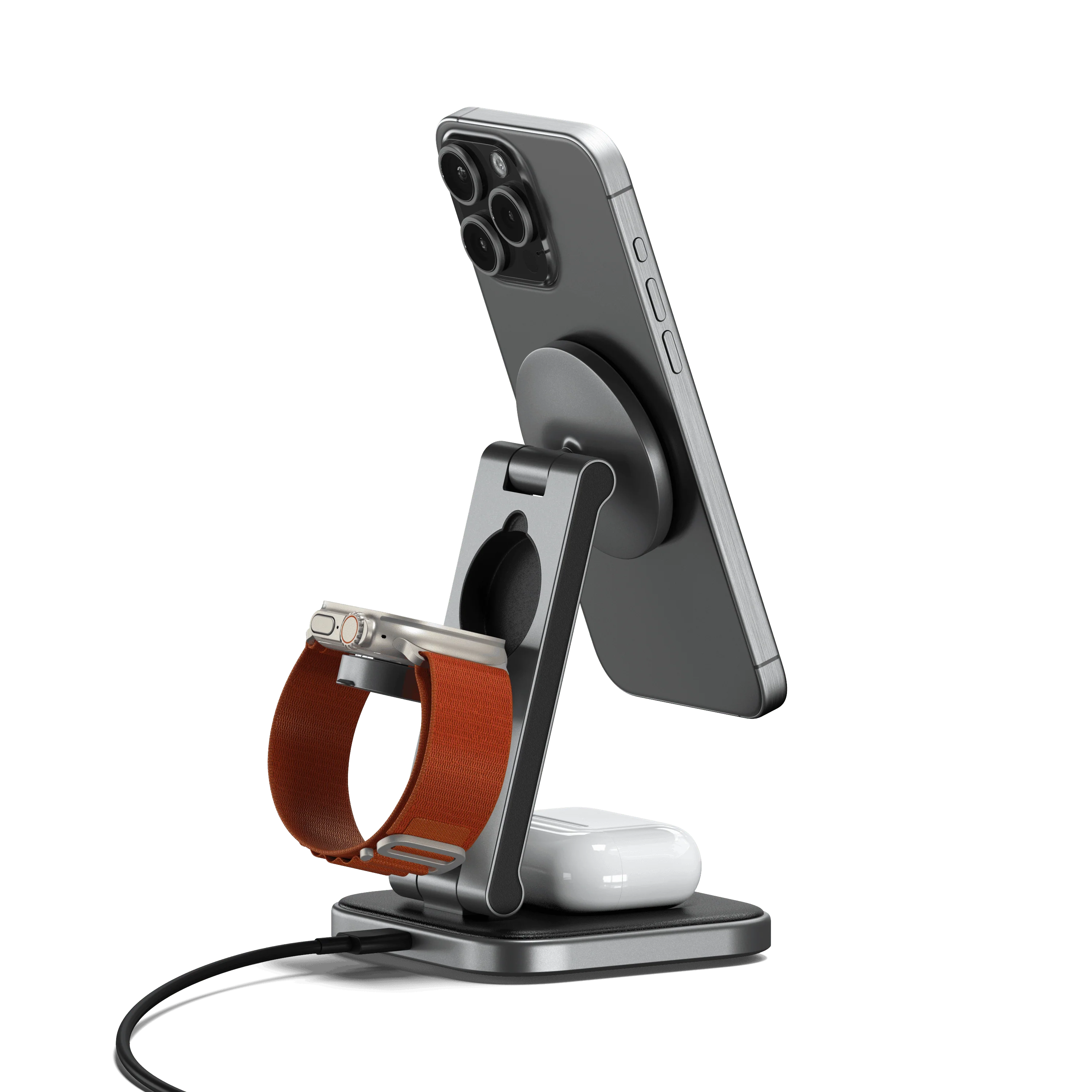 3-in-1 Foldable Qi2 Wireless Charging Stand - Image 3