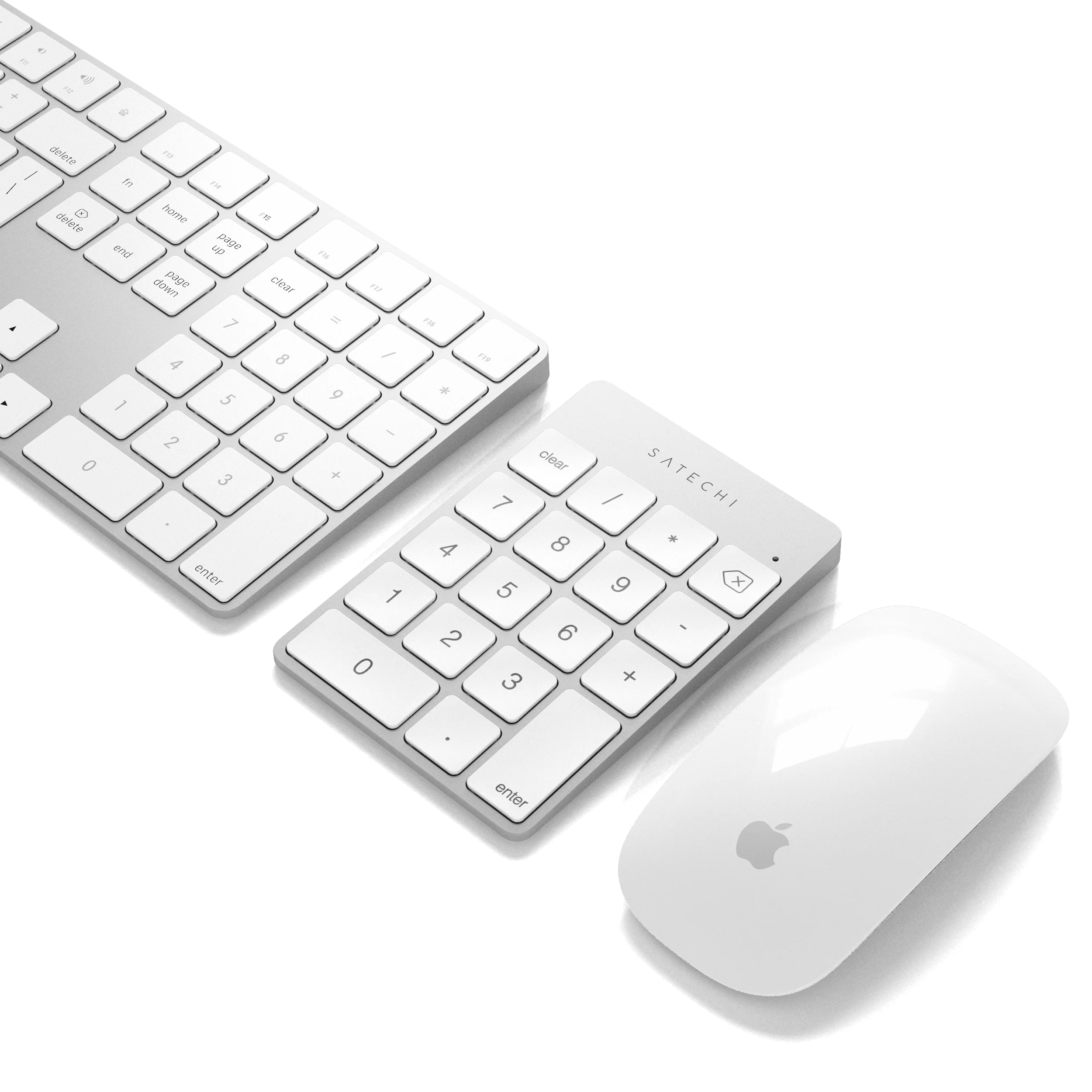 Aluminum Slim Rechargeable Bluetooth Keypad - Image 4