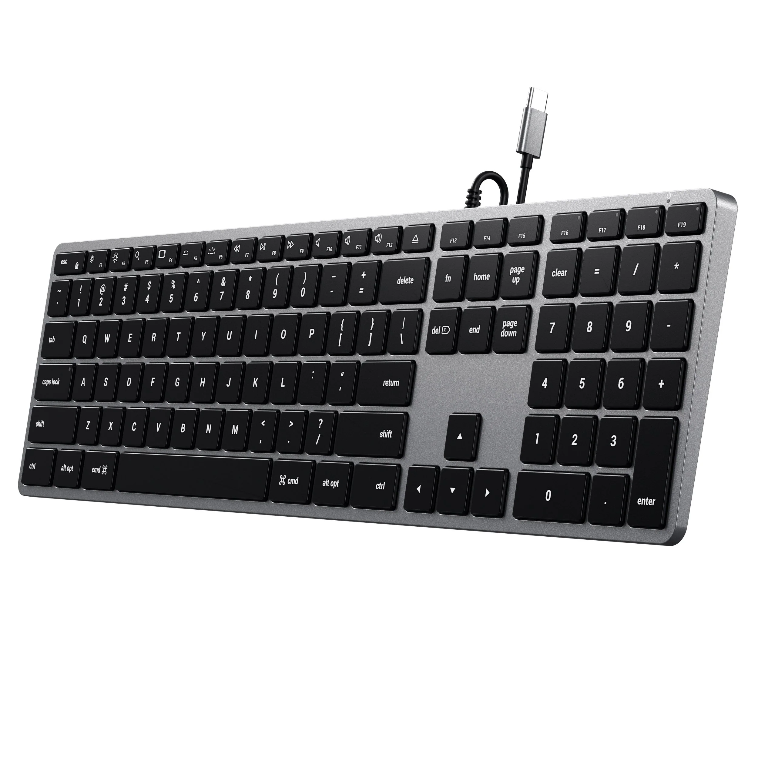 Slim W3 Wired Backlit Keyboard - Image 3