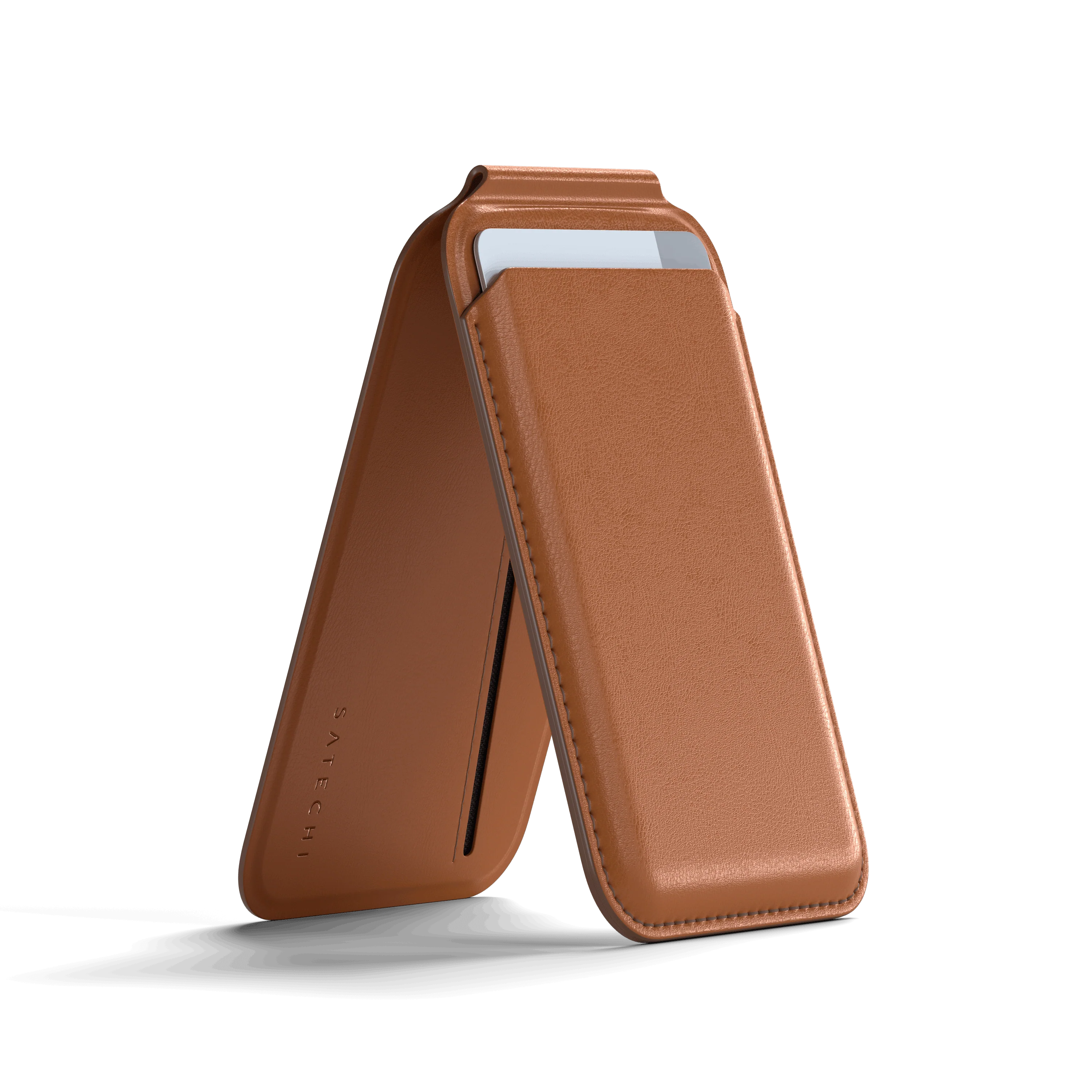 Vegan-Leather Magnetic Wallet Stand - Image 7